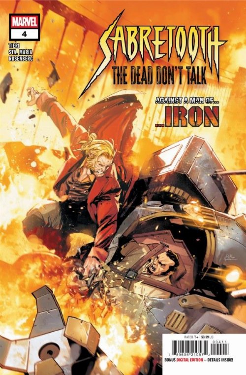 Τεύχος Κόμικ Sabretooth: The Dead Don't Talk #4 (OF
5)