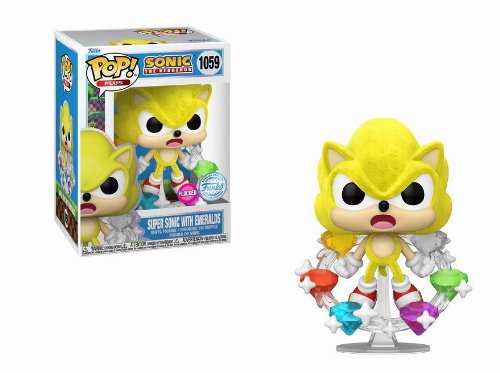 Figure Funko POP! Sonic the Hedgehog - Super
Sonic with Emeralds (Flocked) #1059 (Exclusive)