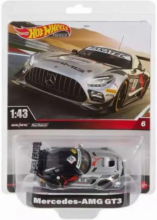 Hot Wheels: Premium Real Readers - Mercedes-AMG GT3
1:43 (HMD44