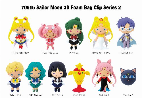 Sailor Moon - Bag Clip Minifigures (Random
Packaged Blind Pack)