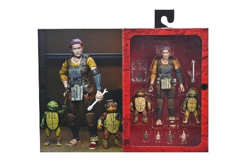 Teenage Mutant Ninja Turtles: The Last Ronin -
Grammy April with Baby Yi & Moja Action Figure
(18cm)