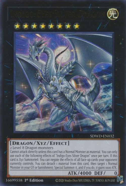 Indigo-Eyes Silver Dragon