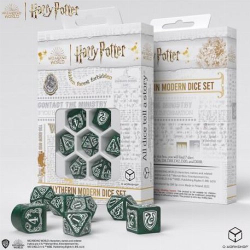 Harry Potter - Slytherin Modern Dice Set -
Green