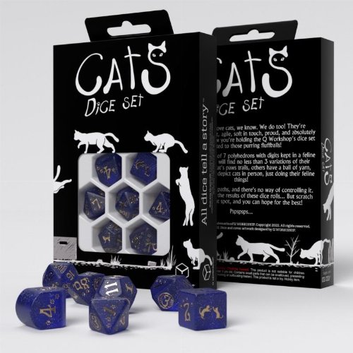 Σετ Ζάρια - Cats Dice Set - Meowster