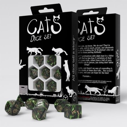 Σετ Ζάρια - Cats Dice Set - Pixel