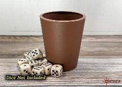 Chessex Flexible Dice Cup (Brown)