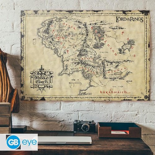 The Lord of the Rings - Middle Earth Αφίσα Περγαμηνή
(66x46cm)
