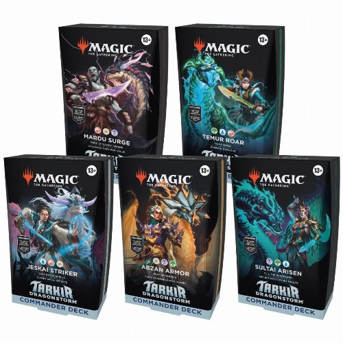 Magic the Gathering - Tarkir Dragonstorm
Commander Deck Set of 5