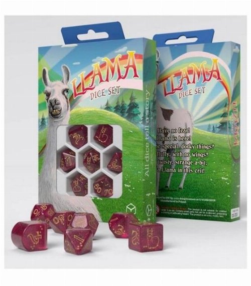 &Sigma;&epsilon;&tau; &Zeta;ά&rho;&iota;&alpha; - Q-Workshop Llama Dice Set:
Puffy