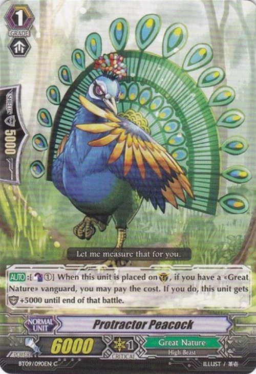 Protractor Peacock