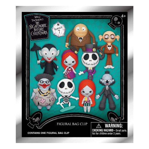 Disney: Nightmare Before Christmas - 3D Bag Clip
Keychain Series 6 (Random Packaged Blind Pack)