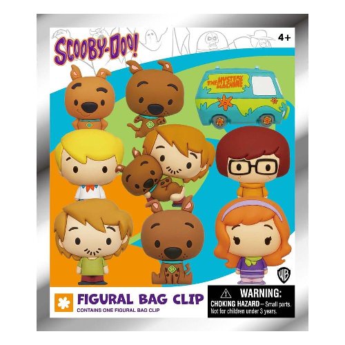 Scooby Doo - 3D Bag Clip Μπρελόκ Series 1 (Τυχαίο
Περιεχόμενο)