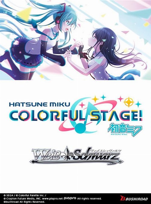 Weiss / Schwarz - Hatsune Miku: Colorful Stage!
Booster Display (12 packs)