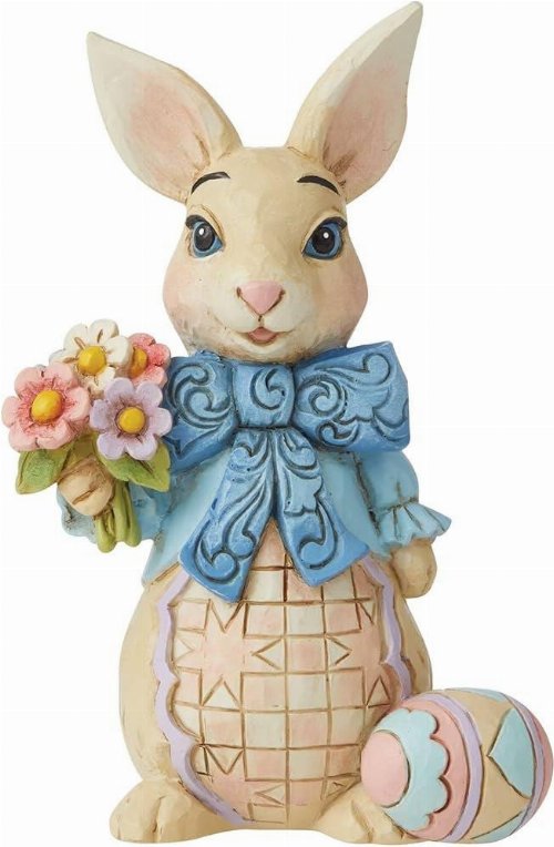 Jim Shore: Enesco - Easter Bunny with Bow &
Flowers Φιγούρα Αγαλματίδιο (10cm)