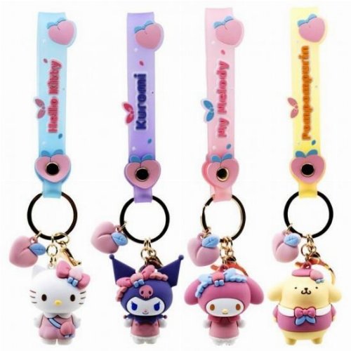 Hello Kitty & Friends - Kuromi 3D Peach
Series Keychain with Hand Strap
