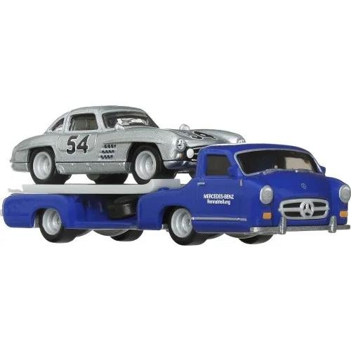 Hot Wheels Premium: Car Culture - Team Transport
Mercedes-Benz 300 SL & '55 Mercedes Benz Blaues Wunder
(FLF56)