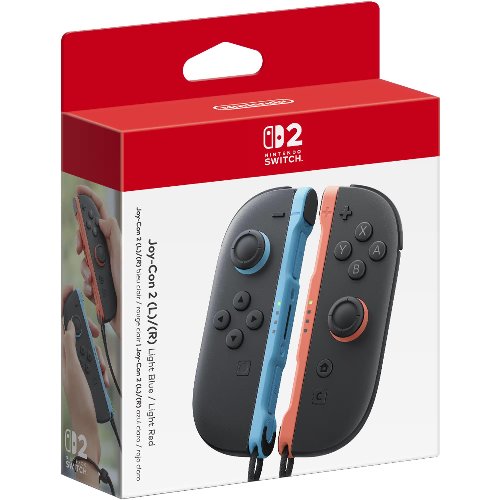 Nintendo Switch 2 - Joy-Con Pair (Light
Blue/Light Red)