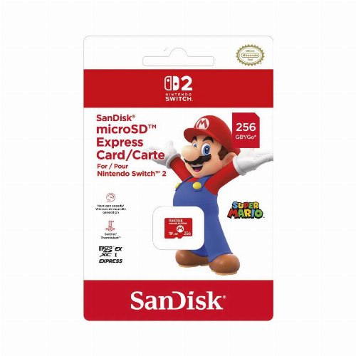 Nintendo Switch 2 - Micro SD Card Sandisk - Mario
Logo