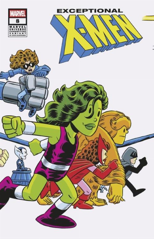 Τεύχος Κόμικ Exceptional X-Men #8 Giarrusso Marvel
Universe Connecting Variant