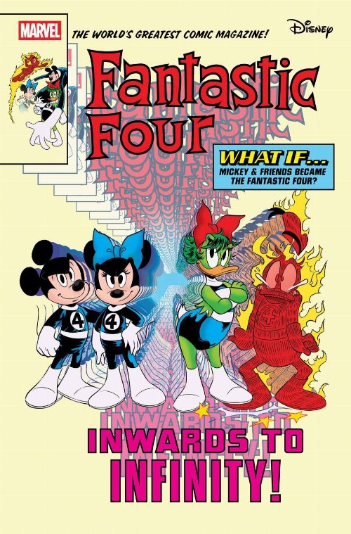 Τεύχος Κόμικ Fantastic Four #33 Lomurno Disney What
If? Variant Cover