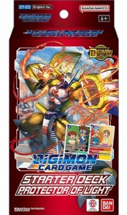 Digimon Card Game - ST-20 Starter Deck: Protector Of
Light