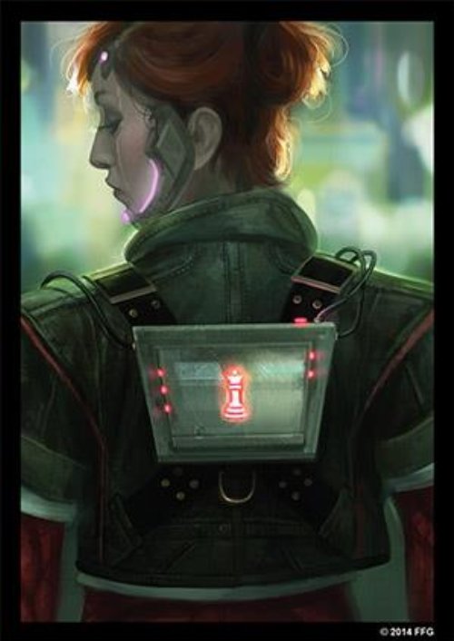 Netrunner Art Sleeves: Deep Red (50ct)