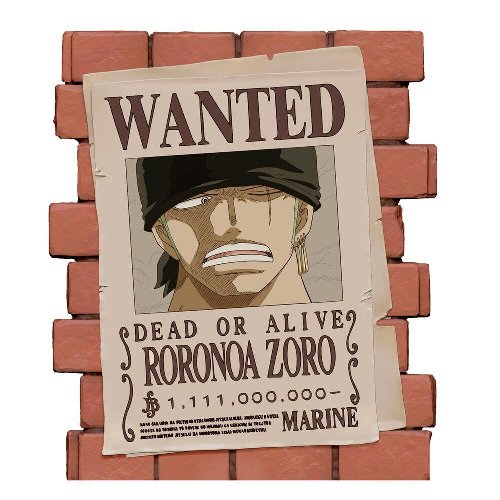 One Piece - Most Wanted Zoro Κουμπαράς