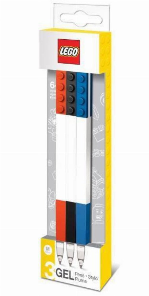 LEGO - Gel Pens 3-Pack Bricks