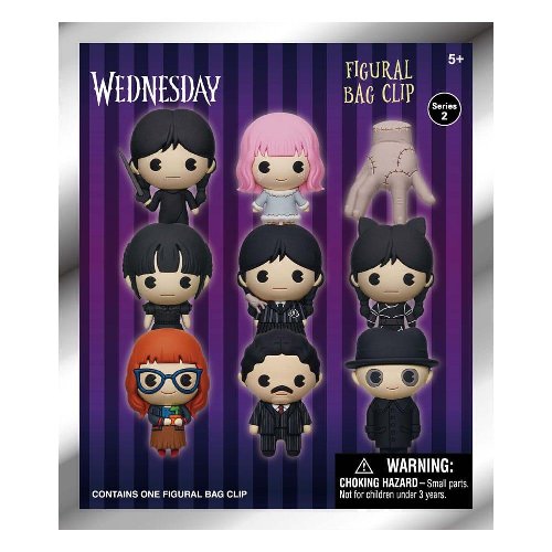 Wednesday - Series 2 3D Bag Clip Φιγούρα (Τυχαίο
Περιεχόμενο)