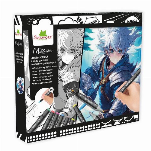 Sycomore Artissimo: Manga Warrior Heroes Set (10
Μαρκαδόροι + 10 Φύλλα Ζωγραφικής)