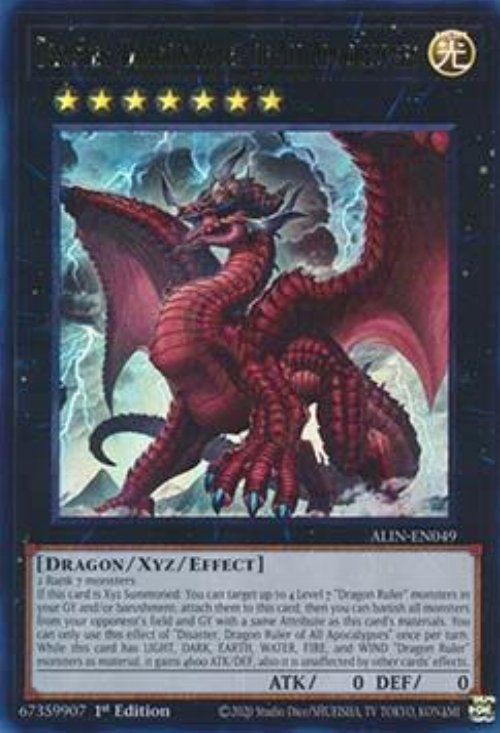 Disaster, Dragon Ruler of All Apocalypses (V.1 -
Ultra Rare)