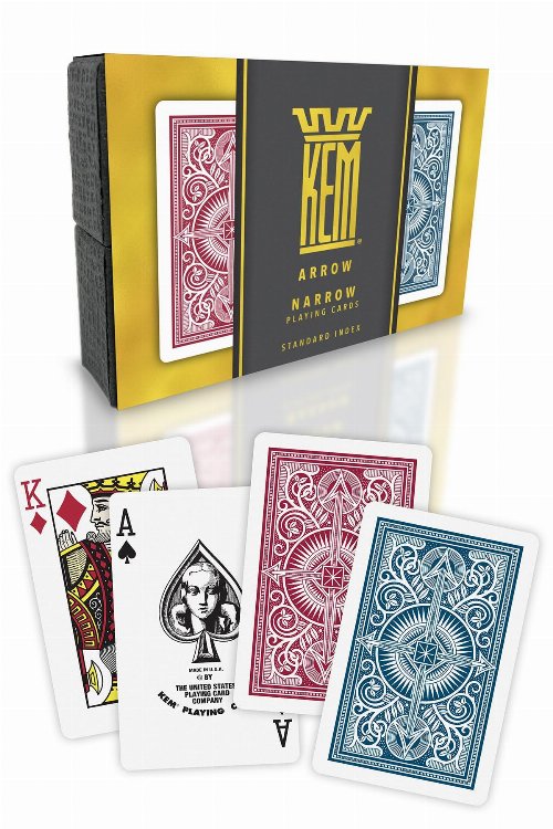 Τράπουλα KEM - Poker Standard Index Red and Blue
2-Pack