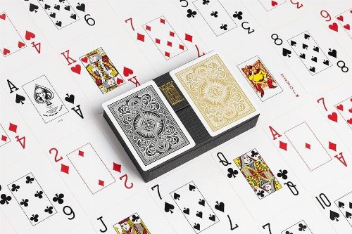 Τράπουλα KEM - Poker Jumbo Index Black and Gold
2-Pack