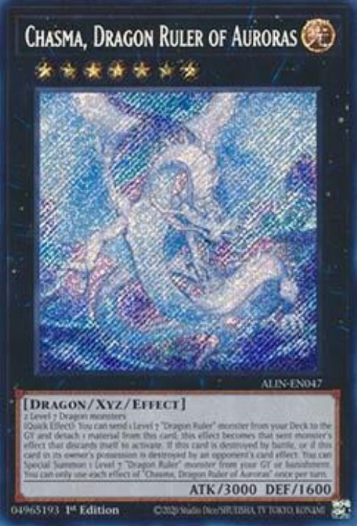 Chasma, Dragon Ruler of Auroras (V.1 - Secret
Rare)