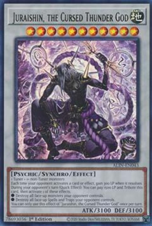 Juraishin, the Cursed Thunder God (V.1 - Ultra
Rare)