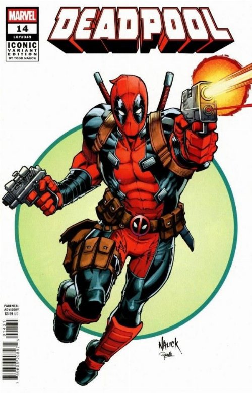 Τεύχος Κόμικ Deadpool #14 Todd Nauck Iconic Variant
Cover