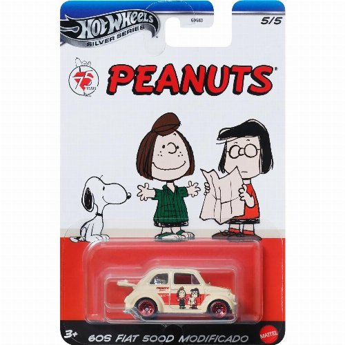 Hot Wheels: Silver Series - Peanuts 75 Years 60S Fiat
500D Modificado (JCB85)