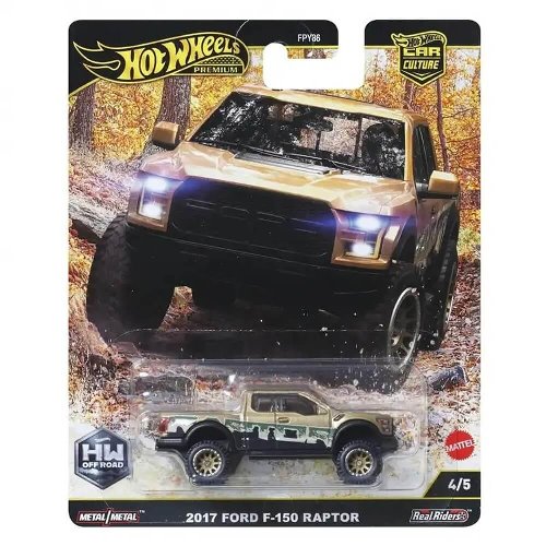 Hot Wheels Premium: Car Culture - 2017 Ford F-150
Raptor (JBK70)