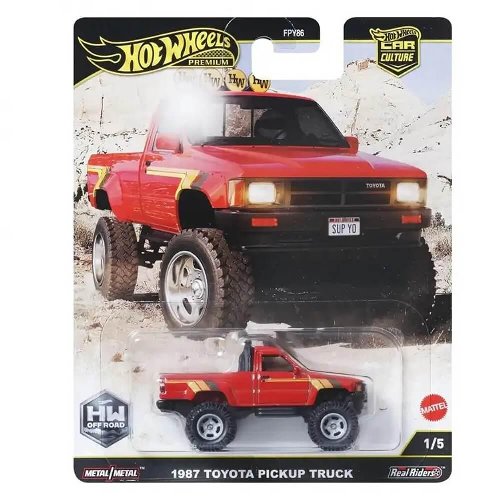 Hot Wheels Premium: Car Culture - 2017 Toyota Pickup
Truck (JBK73)