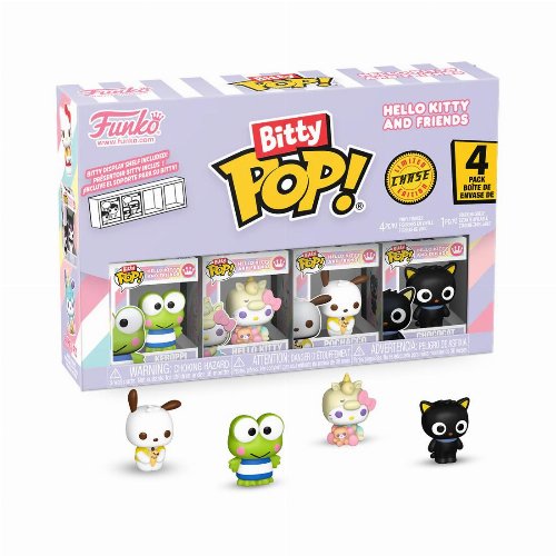 Funko Bitty POP! Sanrio - Keroppi, Hello Kitty
Unicorn, Pochacco & Chase Mystery 4-Pack Φιγούρες