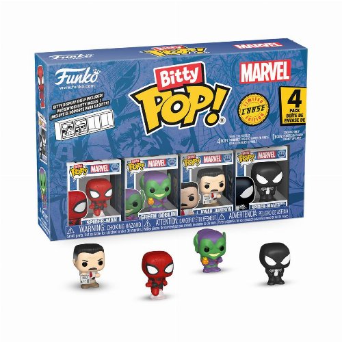 Funko Bitty POP! Spider-Man - Spider-Man First
Appearance, Green Goblin, J. Jonah Jameson & Chase Mystery
4-Pack Φιγούρες