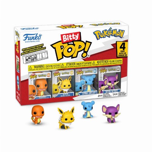Funko Bitty POP! Pokemon - Charmander, Jolteon, Larpas
& Chase Mystery 4-Pack Φιγούρες