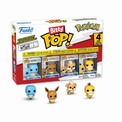 Funko Bitty POP! Pokemon - Squirtle, Eevee, Growlithe
& Chase Mystery 4-Pack Φιγούρες