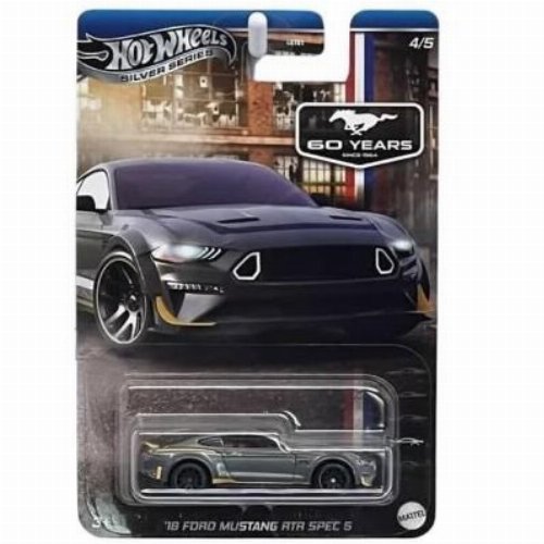 Hot Wheels - Silver Series: 60 years - '18 Ford
Mustang RTR Spec 5 (JBY53)