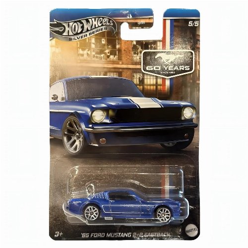 Hot Wheels - Silver Series: 60 years - '65 Ford
Mustang 2+2 Fastback (JBY54)
