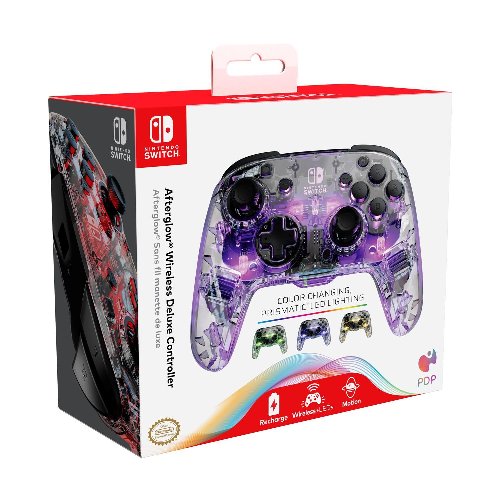 PDP: Afterglow Deluxe - Wireless Controller [For
Nintendo Switch] Transparent
