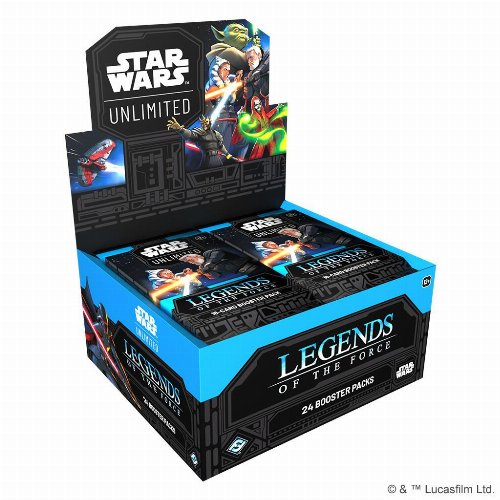 Star Wars: Unlimited - Legends of the Force Booster
Box (24 Boosters)
