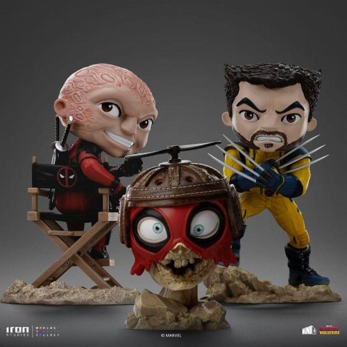 Marvel: Deadpool and Wolverine Mini Co. - Deadpool and
Wolverine Unmasked Set Φιγούρα Αγαλματίδιο (16cm)