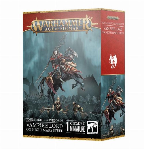 Warhammer Age of Sigmar - Soulblight Gravelords:
Vampire Lord on Nightmare Steed