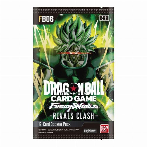 Dragon Ball Super Card Game - FB06 Fusion World:
Rivals Clash Booster